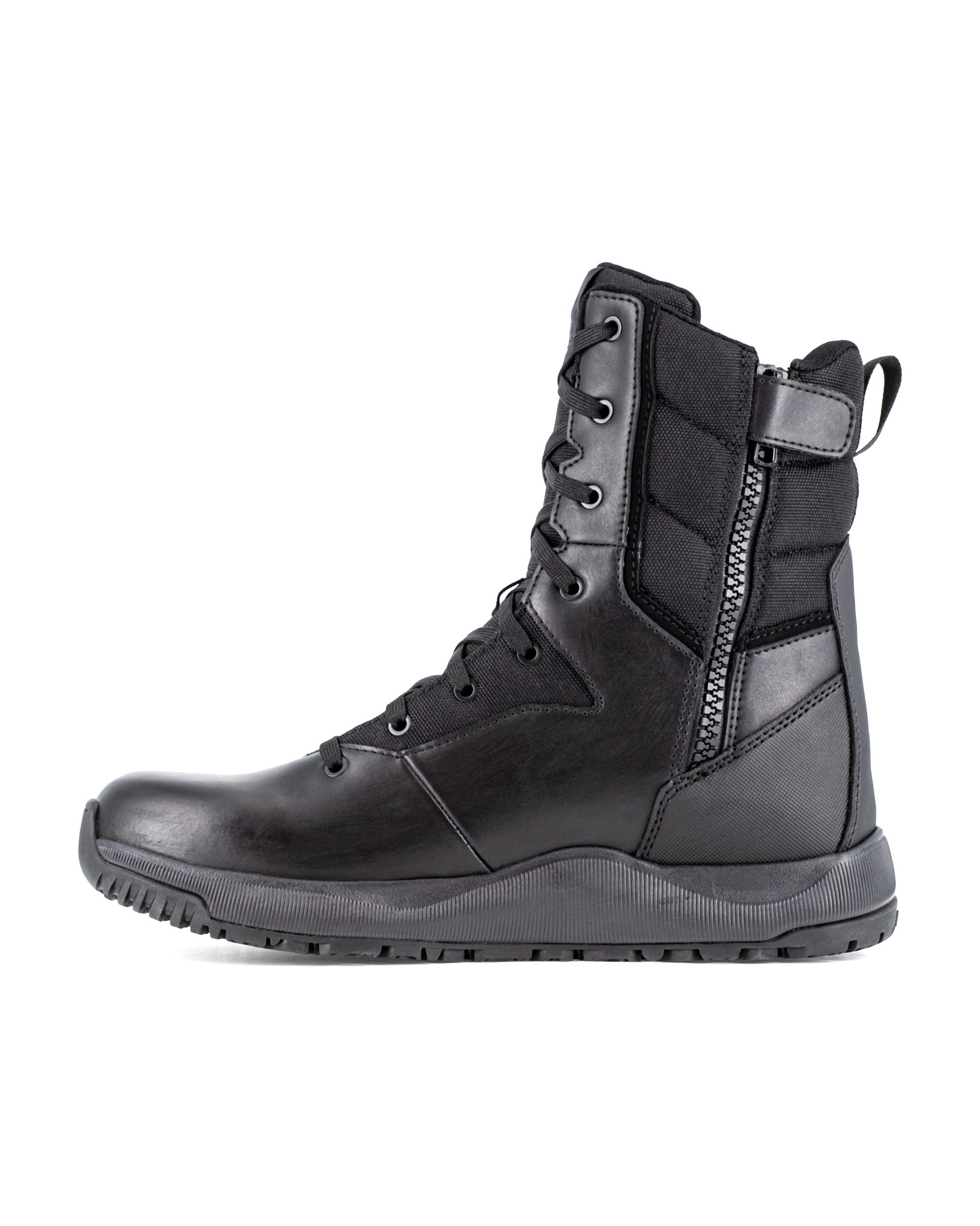 Men's Street Shield Soft Toe Tactical Boots with Side Zipper - Image 4