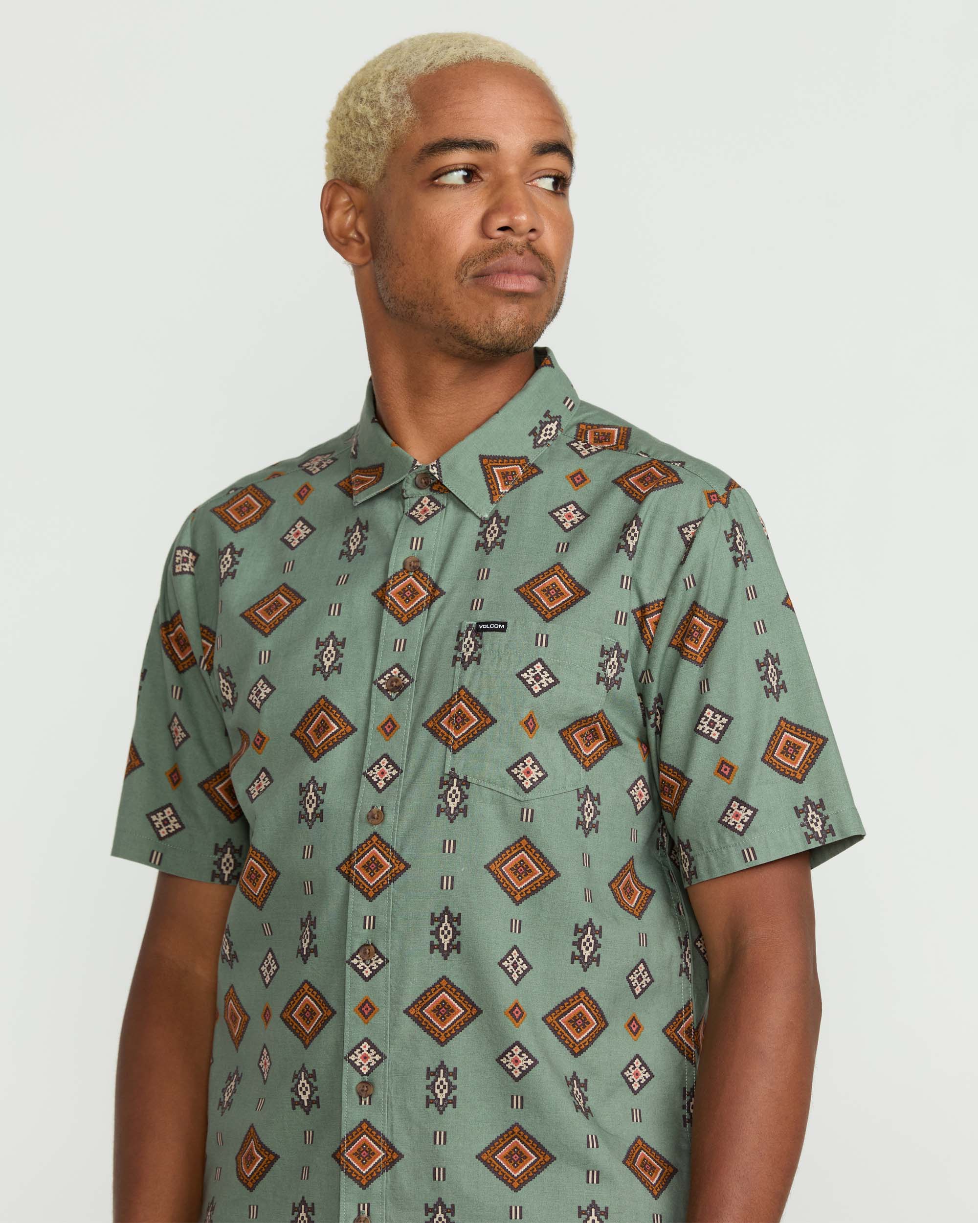 Men's Desert Dobby Short Sleeve Shirt - Image 4