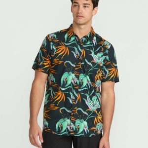 Men's Brainmelter Floral Short Sleeve Shirt