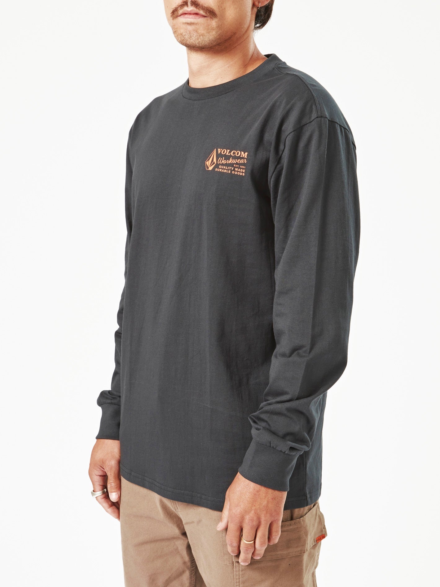 Men's Volcom Workwear Long Sleeve Shirt - Image 3