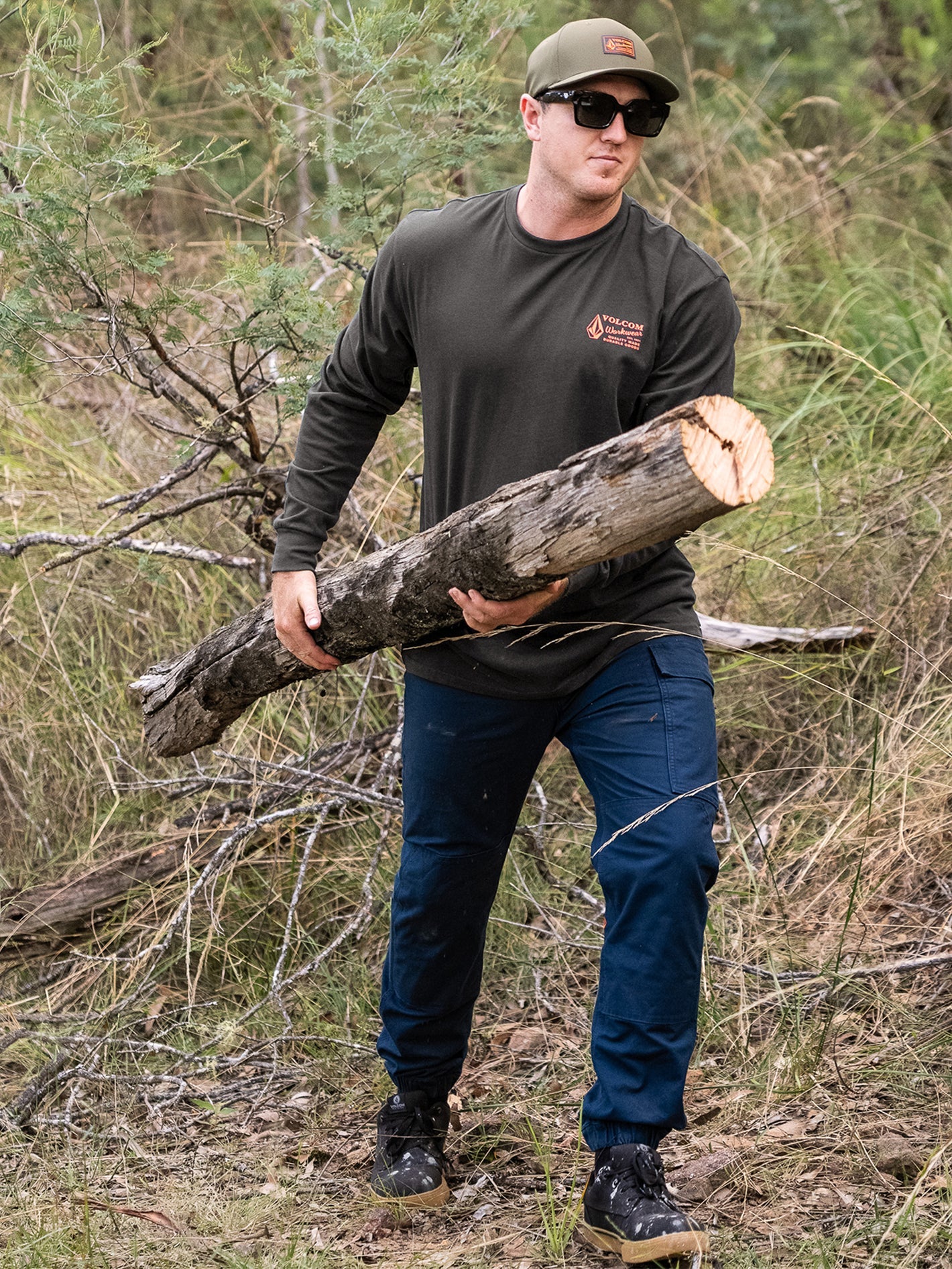 Men's Volcom Workwear Long Sleeve Shirt - Image 6