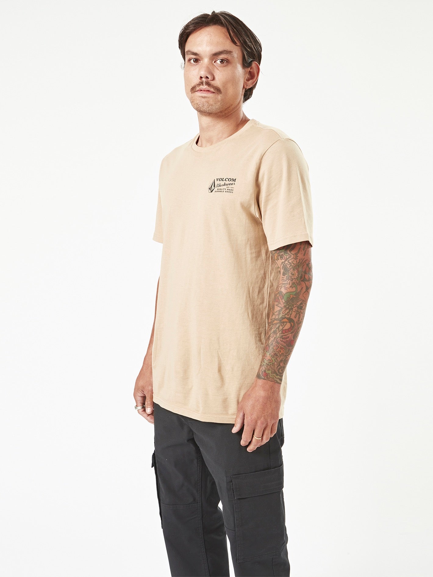 Men's Volcom Workwear Short Sleeve Tee - Image 7