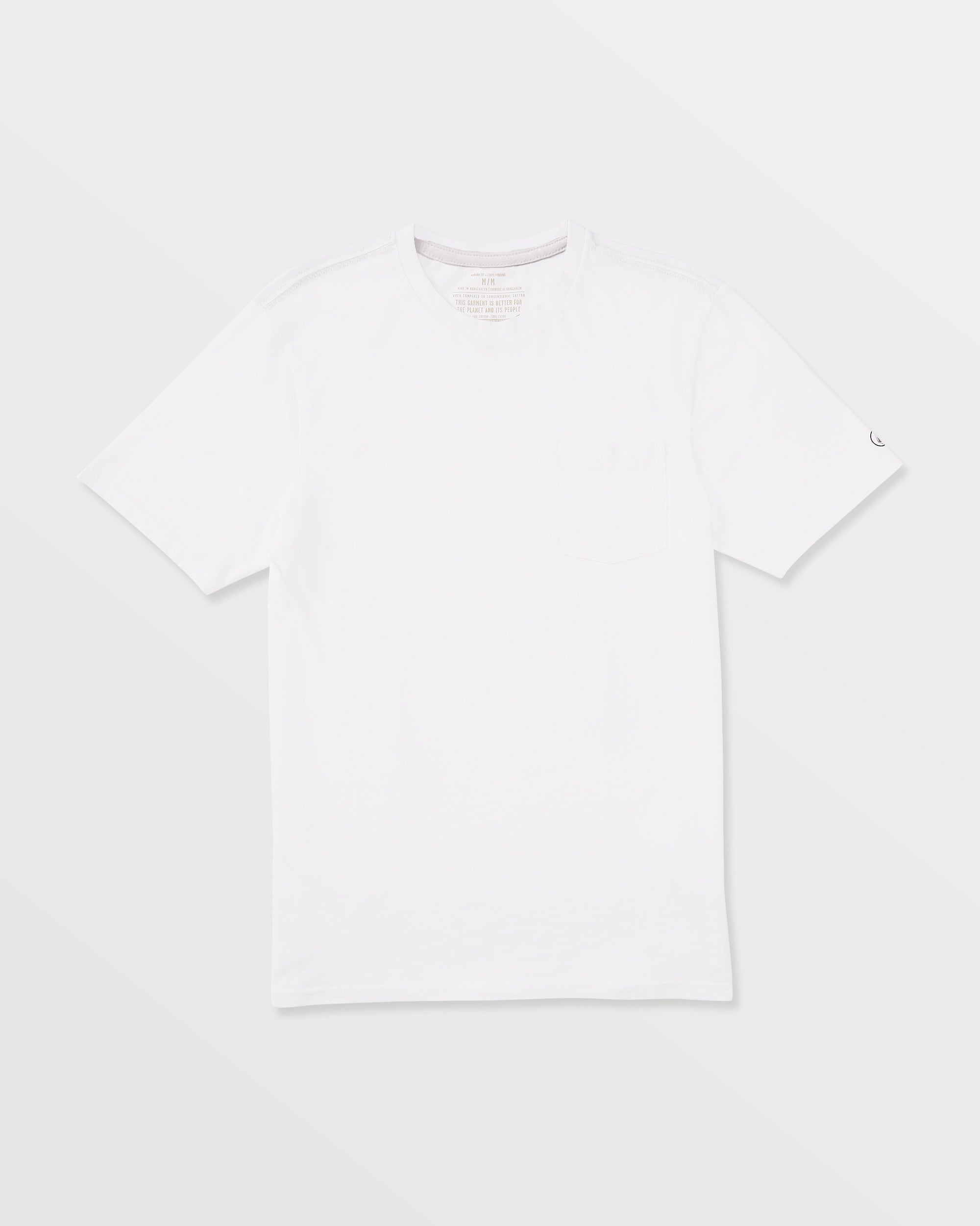 Men's Solid Short Sleeve Shirt Pocket Tee - Image 8