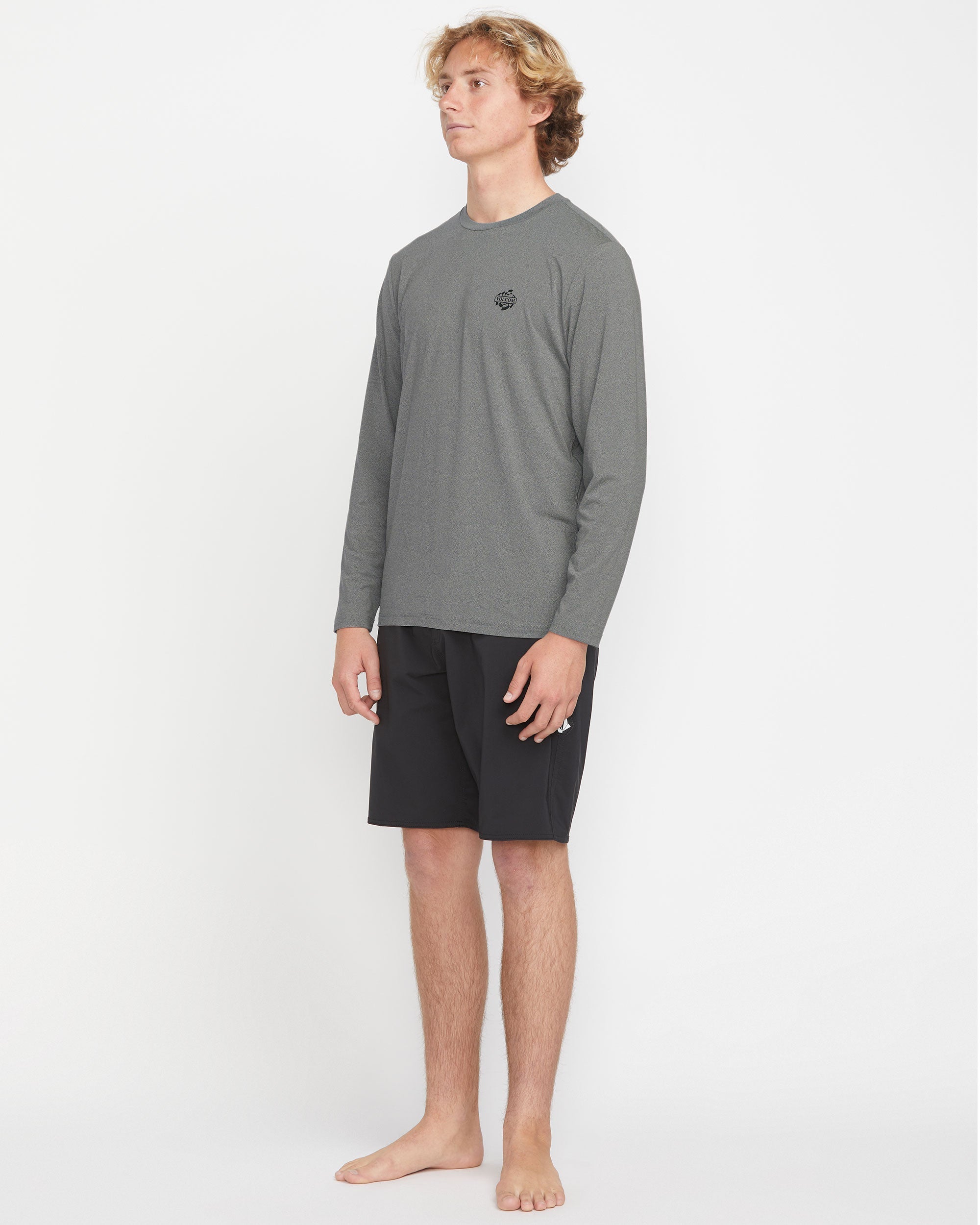 Men's Oval Track Loose Long Sleeve Surf Tee - Image 4