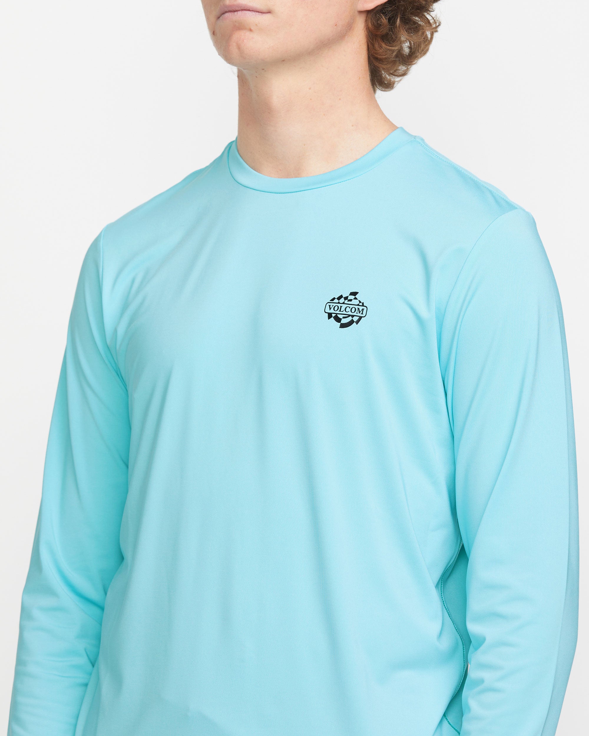 Men's Oval Track Loose Long Sleeve Surf Tee - Image 5