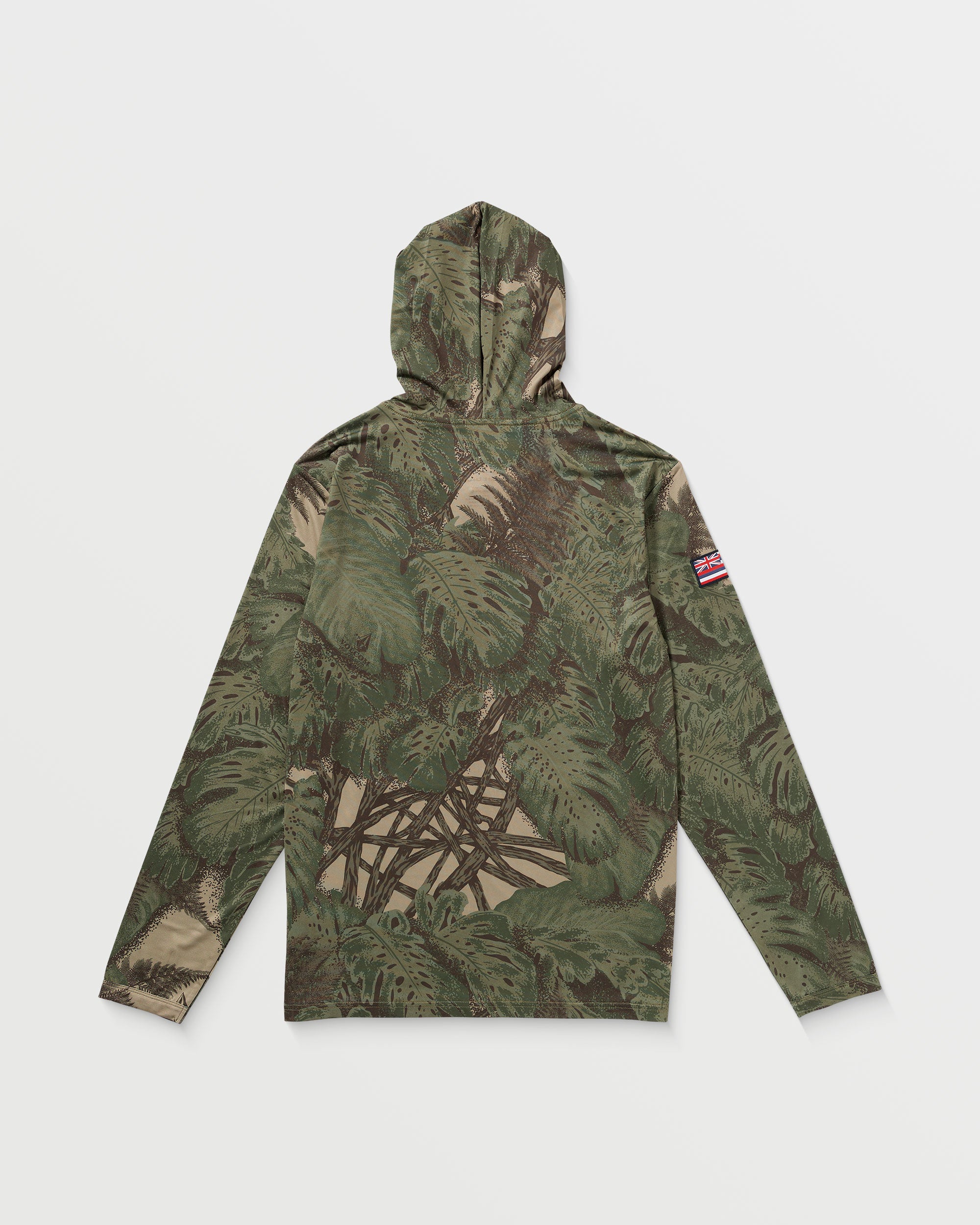 Men's Loose Hood Long Sleeve Surf Tee - Image 2