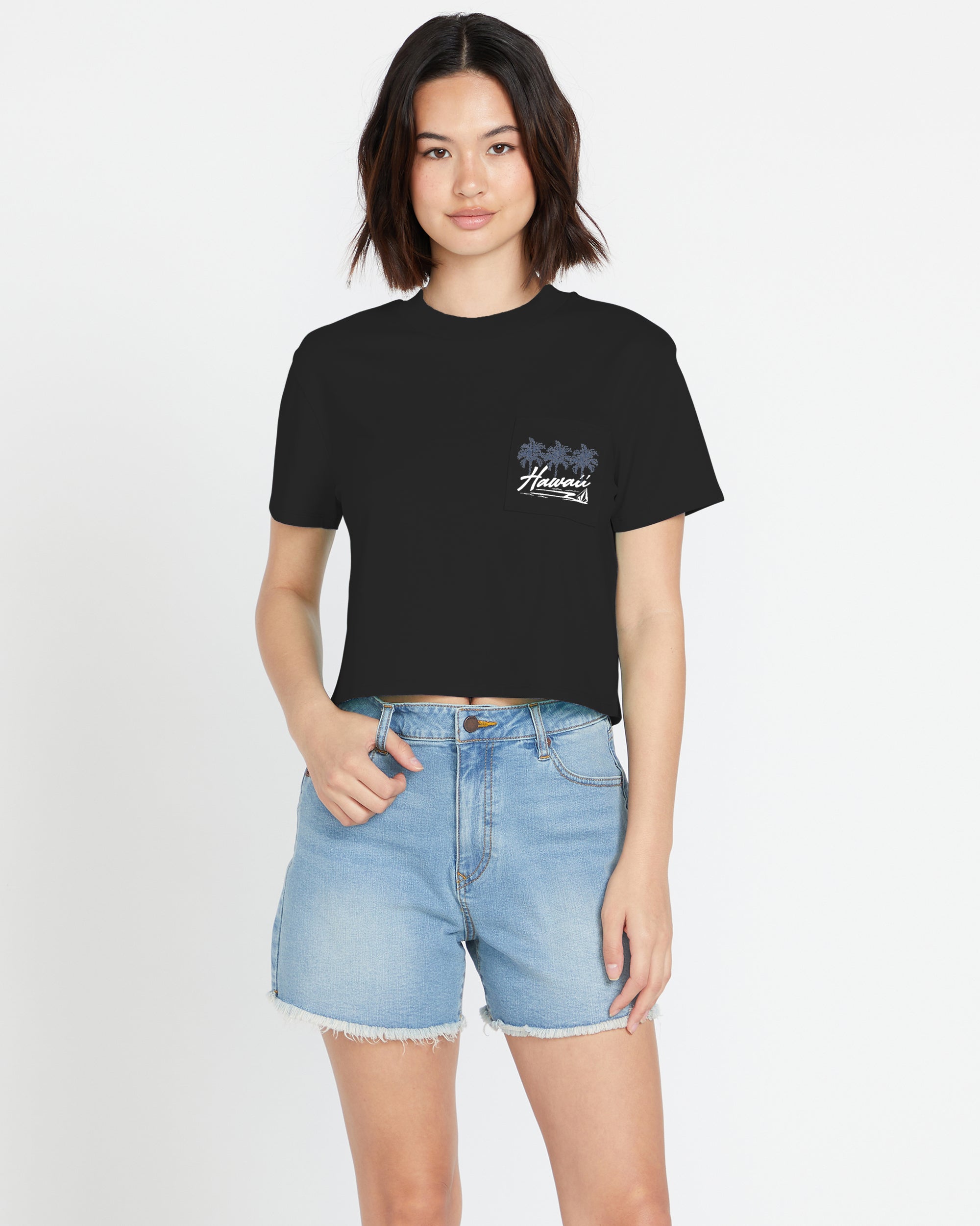 Women's Volcom Island Pocket Tee - Image 2